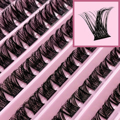 100pcs Mix D Curl Cluster Lashes Individual Lashes Lash Extensions Clusters Lash
