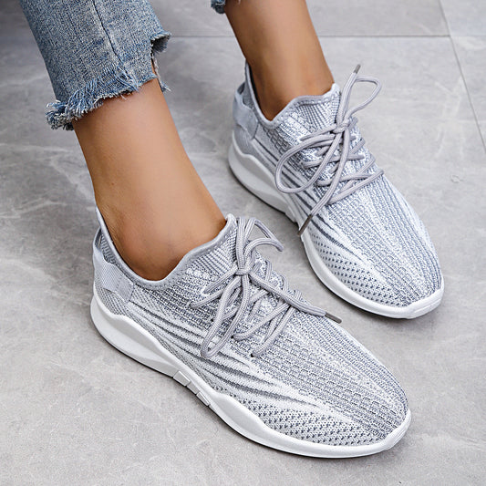 Women's Casual Sports Shoes Lightweight Woven Shoes