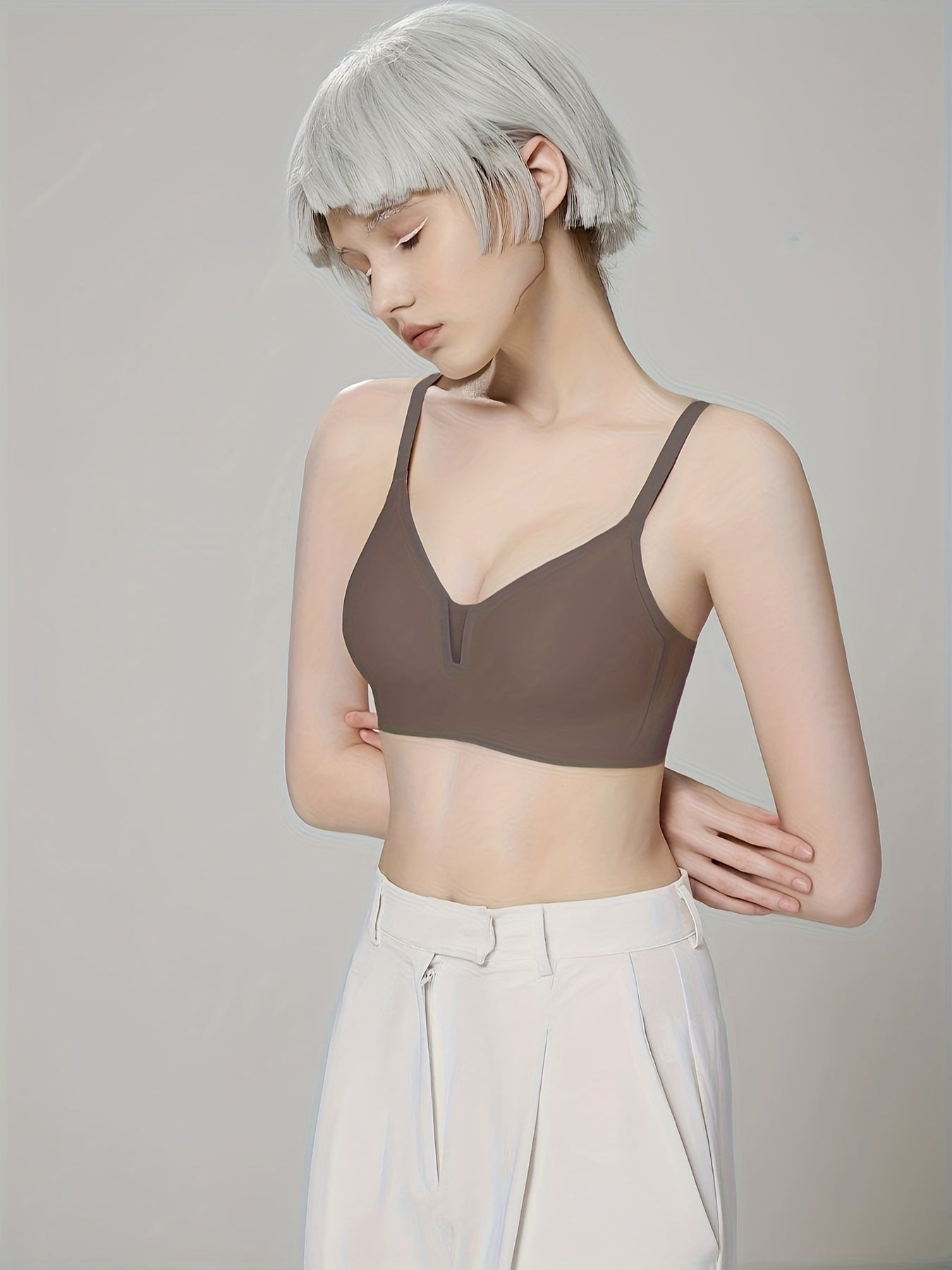 Mesh Full Coverage Push Up Bra - Women's Lingerie