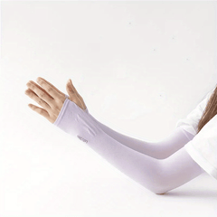 Minimalist Arm Sleeves Solid Sunscreen Ice Sleeves Outdoor Protective Gloves