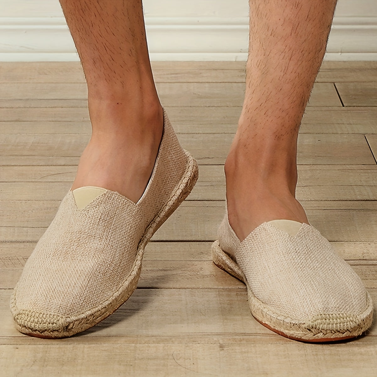 Men's Espadrilles Loafer Shoes Slip-on Comfortable Walking Shoes