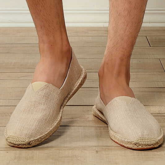 Men's Espadrilles Loafer Shoes Slip-on Comfortable Walking Shoes
