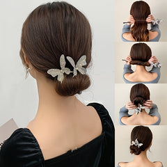 Butterfly Plate Hair Clip Hair Accessory Headwear For Women