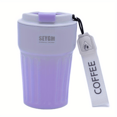 Stainless Steel Travel Coffee Mug 400ml Gradient Vacuum Water Cup