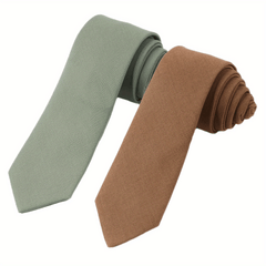 1pc Men's Plain Tie Neckties Business Accessories