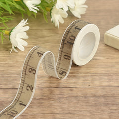 Retro Ruler Journal & Paper Glue Tearable Decorative Sticker