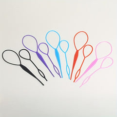 15pcs Topsy Tail Hair Tool Hair Braid Accessories Ponytail Maker Updo Hair Loop