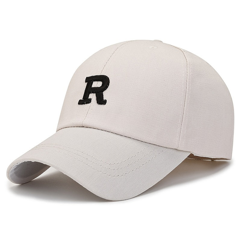 Men's Letter Embroidered Cotton Baseball Cap