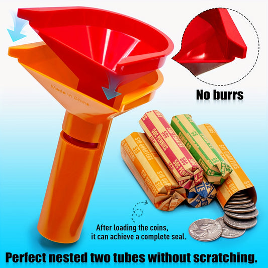 Coin Sorter Tubes Counters & Wrappers Coin Storage Organize Count