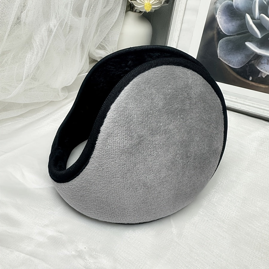 Winter Warm Ear Muffs Plush Headband with Velvet Lining