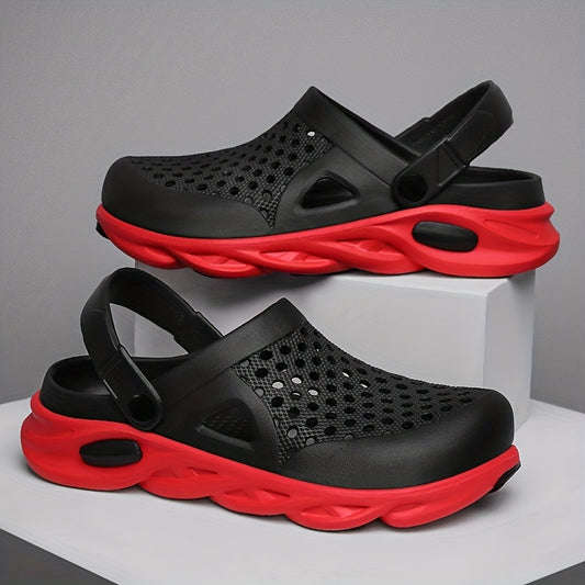 Men's Lightweight Comfy Blade Clogs Hollow Out Non Slip Garden Shoes Summer