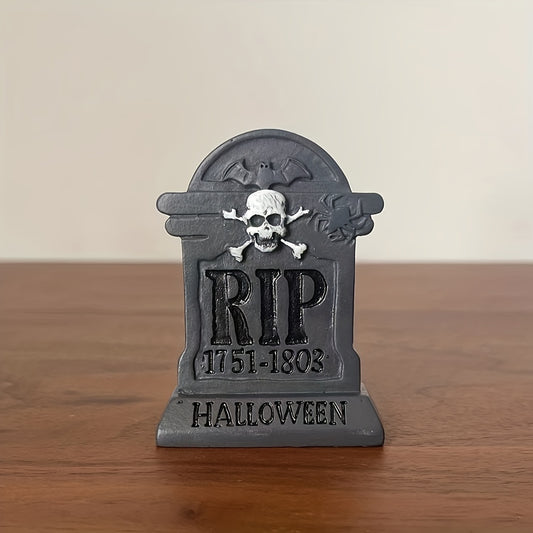 Mini Halloween Resin Tombstone Decoration