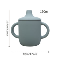 Kids Safety Silicone Water Cup - Drop & High Temp Resistant
