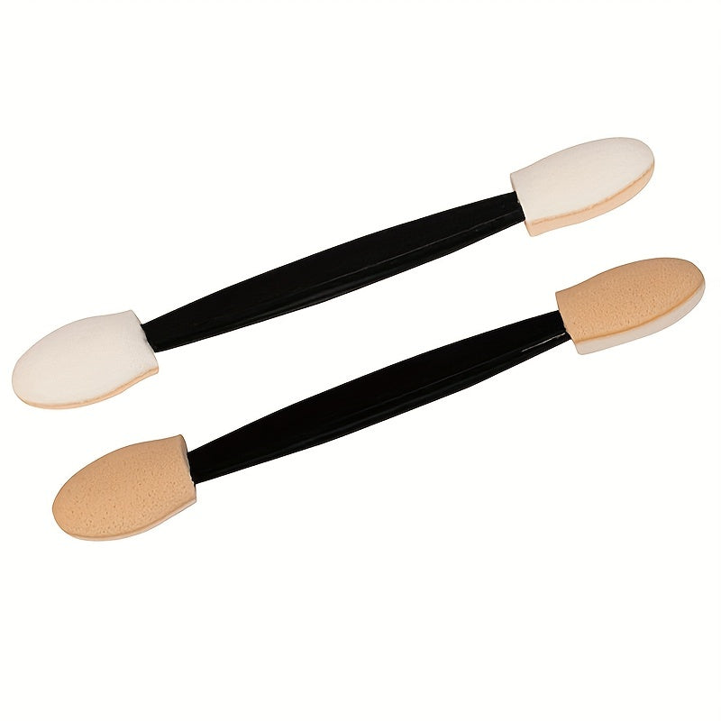 50Pcs Dual Sided Eyeshadow Brush Sponge Oval Makeup Applicator