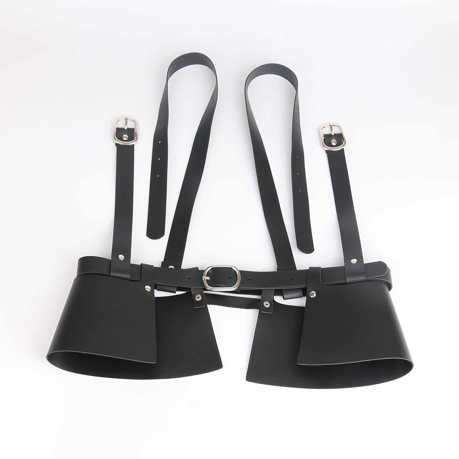 PU Leather Harness Belt Adjustable Waistband For Women