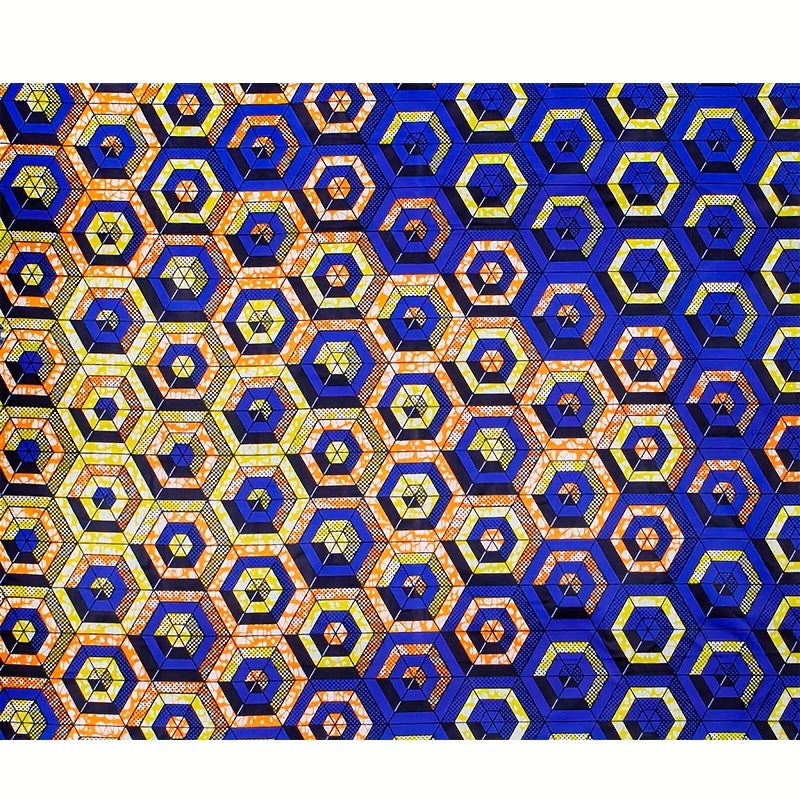 8pcs African Wax Print Fabric - DIY Earrings & Headwraps