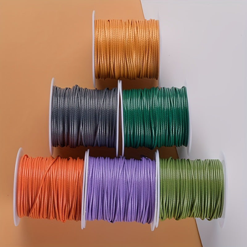 10m Polyester Fiber Wax Rope Bracelet Thread for Christmas