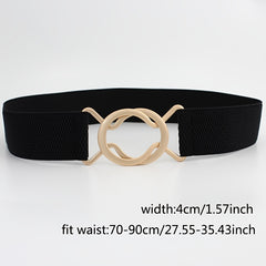 Women Stretchy Skinny Waist Belt Elastic Belt For Jeans Dresses
