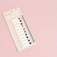 600 Writeable Adhesive Index Tabs Notepad With Ruler