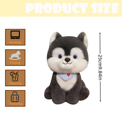 84in Cartoon Husky Dog Plush Toy Soft Stuffed Animal