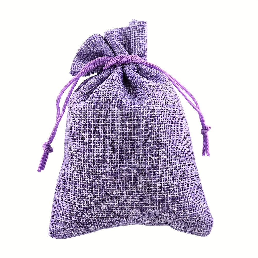 10pcs Purple Drawstring Gift Bag Jewelry Bag Drawstring Gift Bag