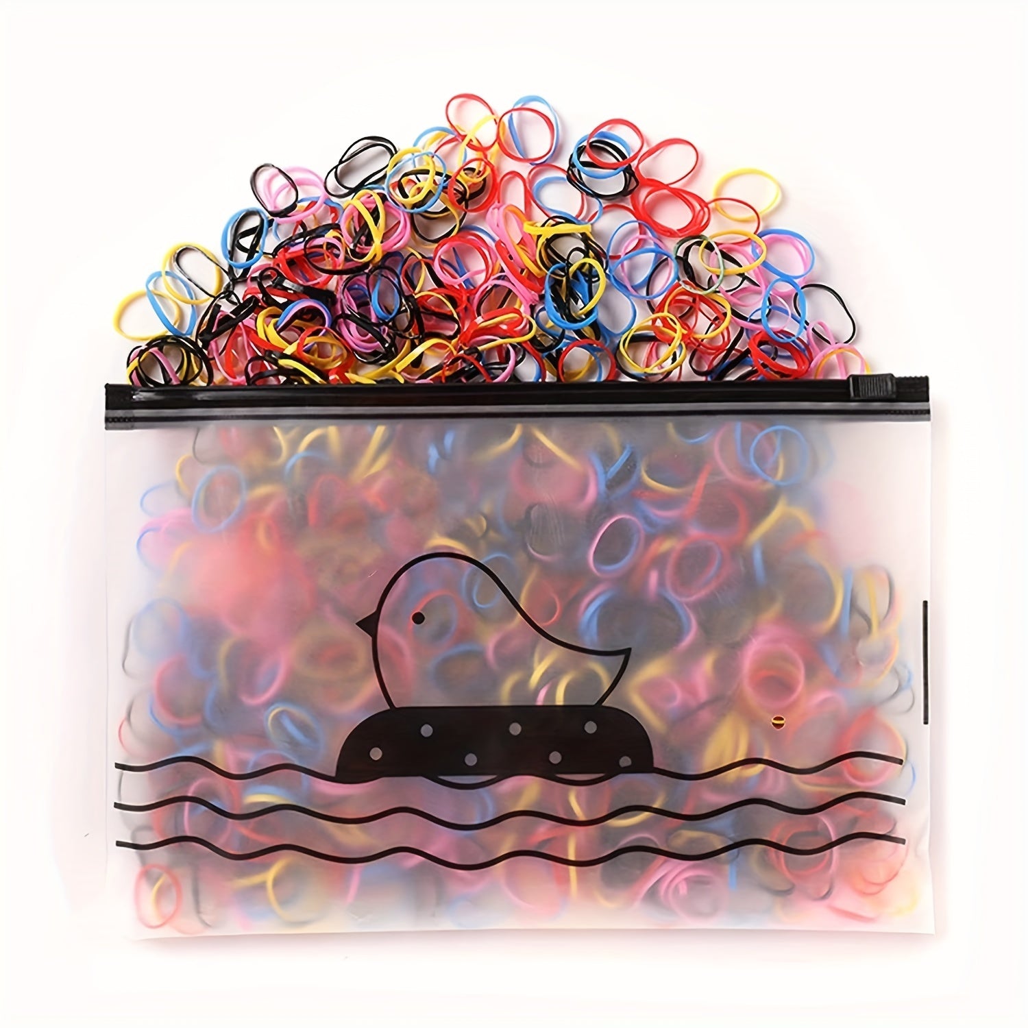1000 2000pcs Mini Nylon Colorful Hair Ties Elastic Hair Accessories Set