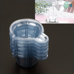 20Pcs 40ml Transparent Drop Glue Cup Plastic Cup Paint Cup Diy Mixing Container