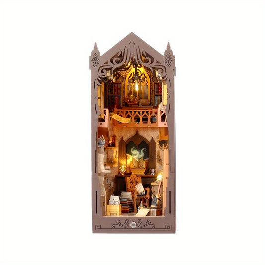 Handcrafted 3D Standing Book Magic House Model Kit Wooden Puzzle