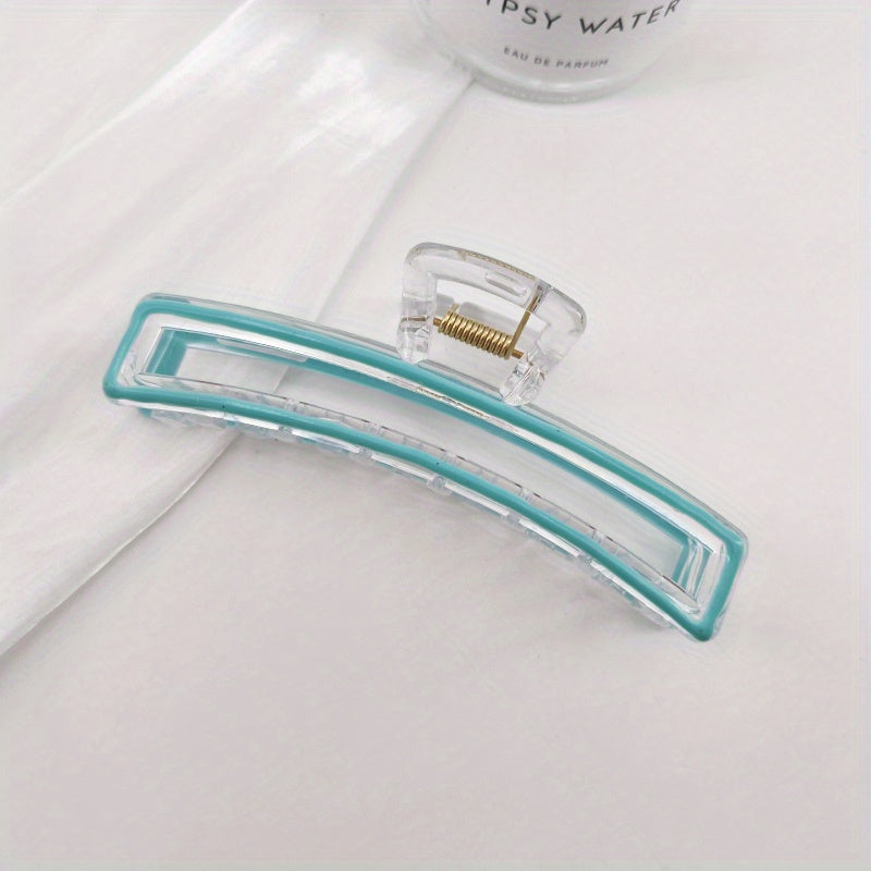 Enamel Hair Clip Solid Hair Accessory for Girls and Women