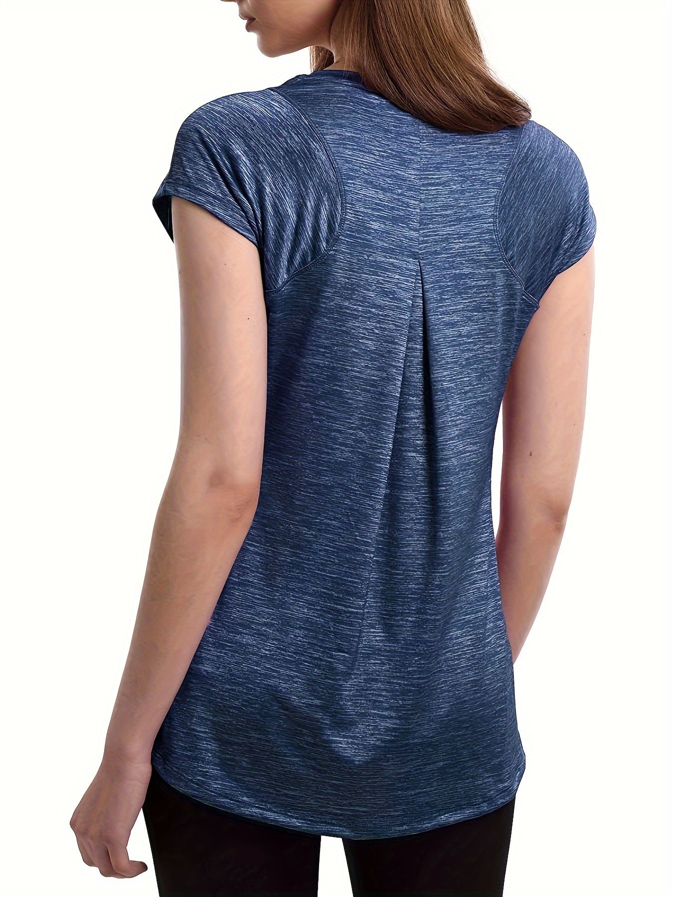 Quick Dry Sports T-shirt Round Neck Running Top