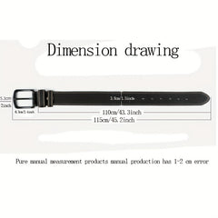 Men's Retro Buckle Belt Casual Jeans Pants Belt