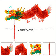 Dragon Lanterns Red Decorations for New Year