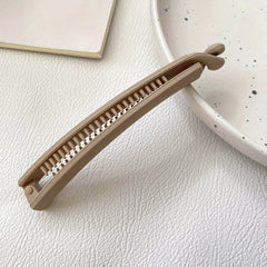 1pcs Banana Clip Frosted Hair Clip Women Hair Claws Ponytail Holder Hairpins