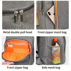 Large Capacity Insulated Backpack Cooler Bag for Camping Picnic