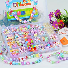 24pcs Unicorn DIY Bead Bracelets Making Kit for Kids