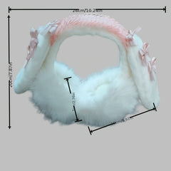 Adorable Bunny Ear Covers Extra Thick Warm Winter Accessories