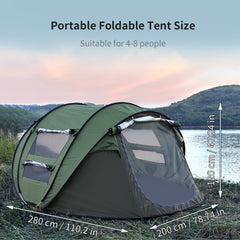 Portable Waterproof Sunscreen Tent for Travel Hiking