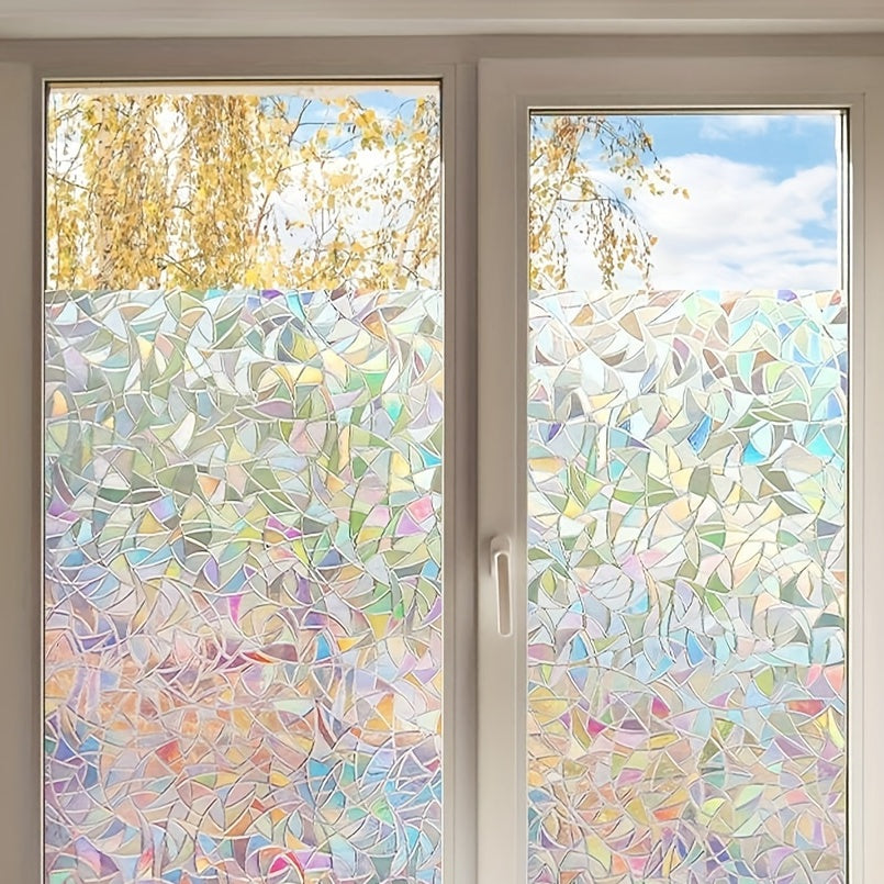 Rainbow Window Film 3D Decorative Vinyl Window Sticker