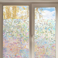 Rainbow Window Film 3D Decorative Vinyl Window Sticker