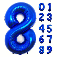 40 Inch Navy Digital 0-9 Large Number Balloon for Party Graduation Anniversary