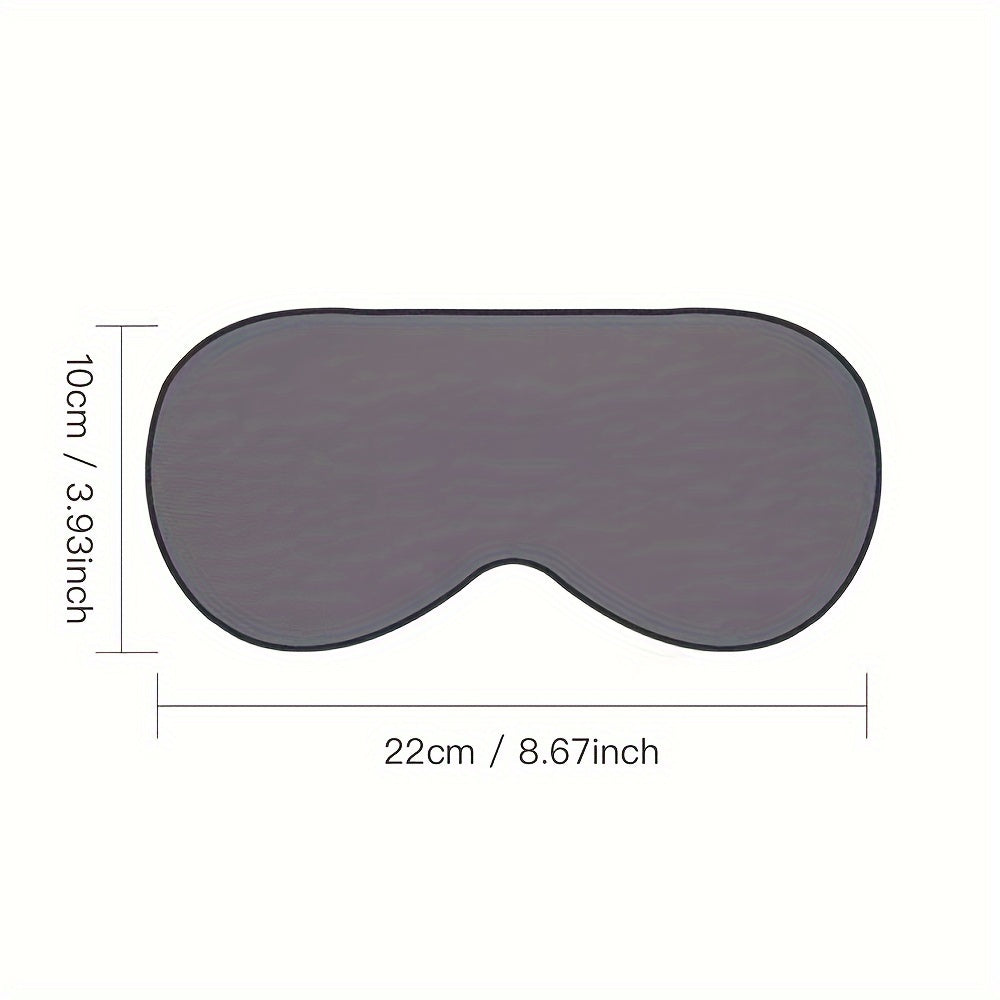 Soft Sleep Eye Mask Blackout Blindfold with Adjustable Straps