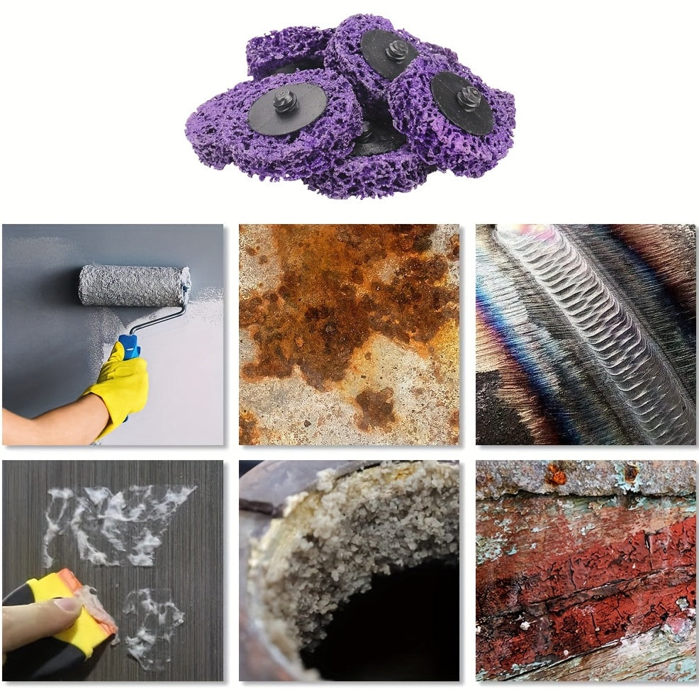 12pcs Strip Discs for Rust Removal, Welds, Oxidation & Paint