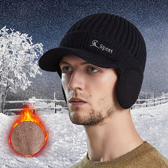 Winter Warm Knitted Hat Ear Protection Cap