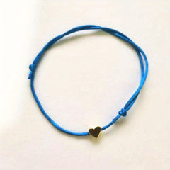 Adjustable Heart Charm Bracelet for Women Girls