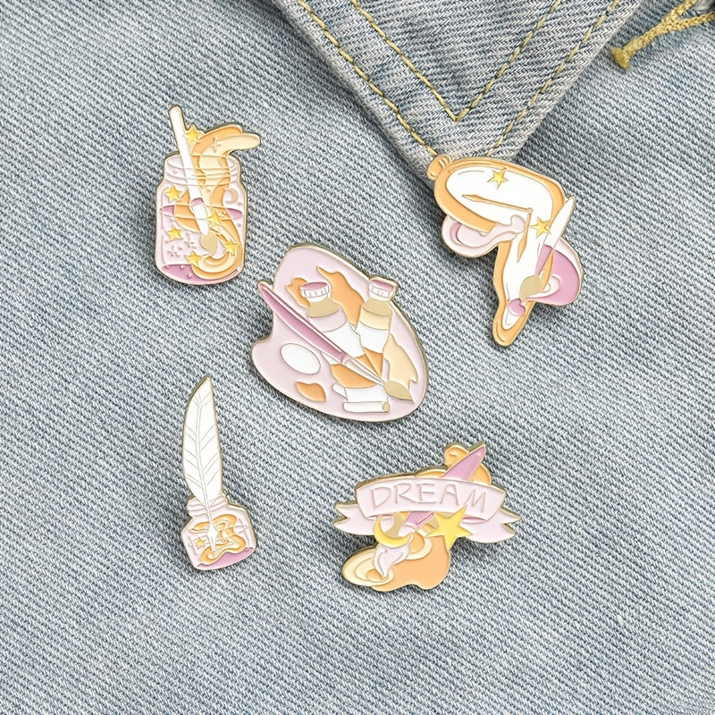 DREAM Painter Art Brooch