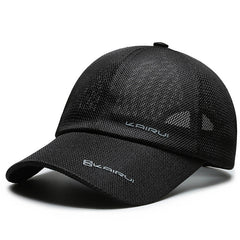 Men's Solid Mesh Breathable Baseball Cap