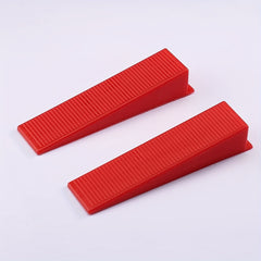100pcs Tile Leveling System Plastic Wedges Tile Leveling Clips