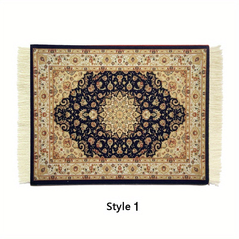 Persian Carpet Pattern Mouse Pad for Home Office Decor