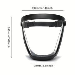 Full Faceshield Reusable Anti-fog Safety Glasses Mask