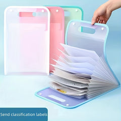 Portable File Storage Bag A4 Organizer 13 Pockets